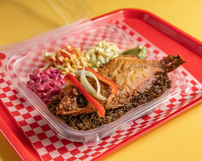 Bol Poisson Frit (Red Snapper) + Avocat